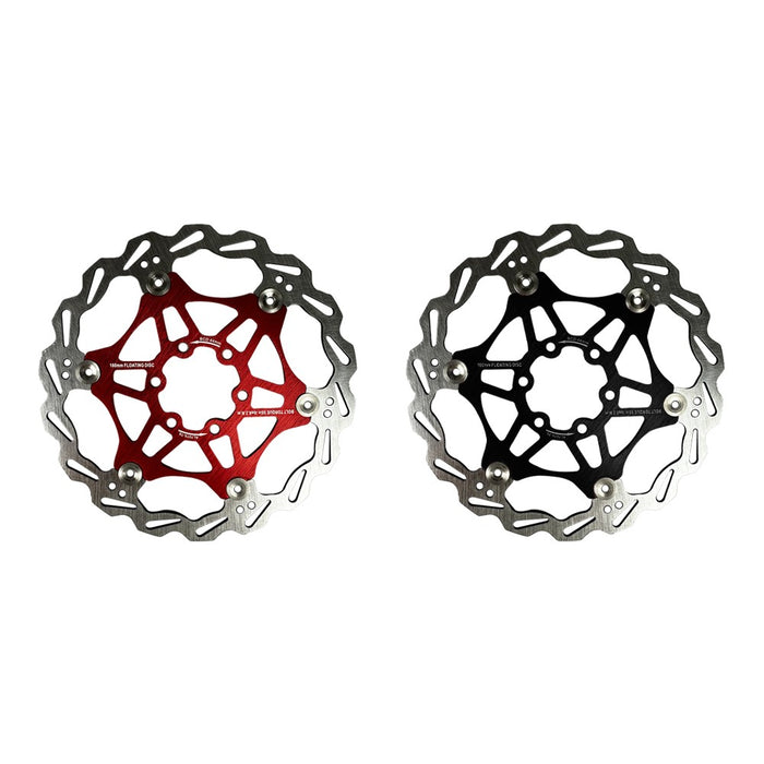 Disque de frein flottant 160mm entraxe 44mm (2 couleurs) Disque de frein flottant 160mm entraxe 44mm (2 couleurs)
