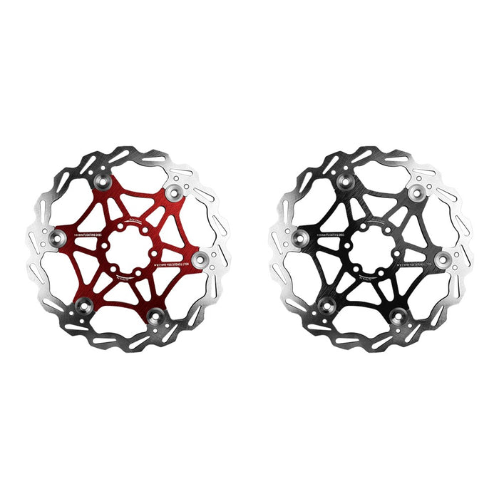Disque de frein flottant 180mm entraxe 44mm (2 couleurs) Disque de frein flottant 180mm entraxe 44mm (2 couleurs)
