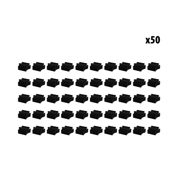 Connecteur SM 4 pins male x50 pcs