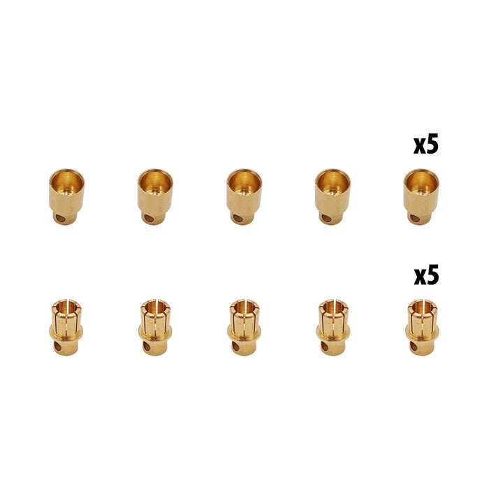 Connecteurs banane 8mm x10 pcs (5 male + 5 femelles) Connecteurs banane 8mm x10 pcs (5 male + 5 femelles)