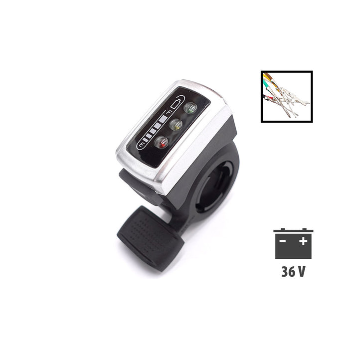 Gachette accelerateur indicateur batterie 36V Gachette accelerateur indicateur batterie 36V