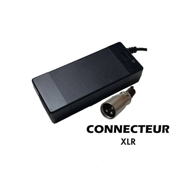PACK Chargeur 36V ➡️ 42V / 2A (connecteur XLR)