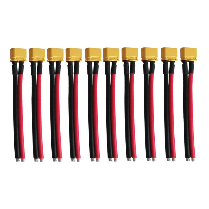 Prises XT60 male cable 10cm x10 pcs Prises XT60 male cable 10cm x10 pcs
