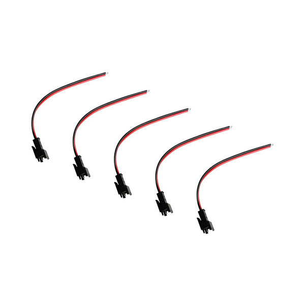 Câble prise JST 2 pin mâle x5pcs
