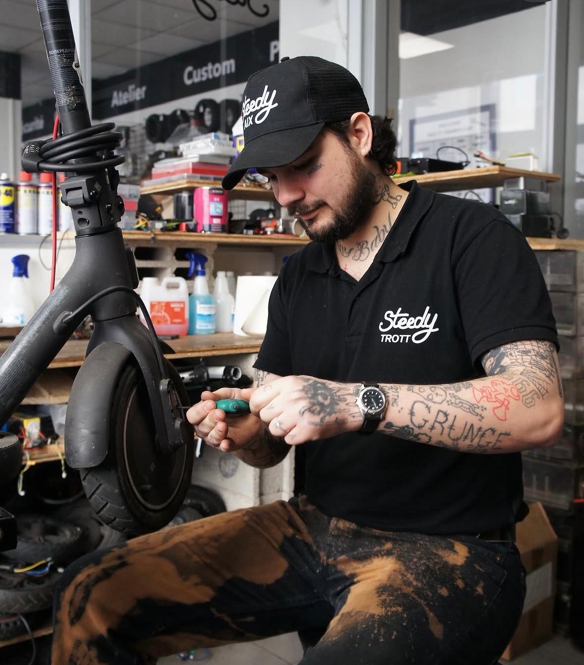 Atelier réparation trottinette électrique Bouc-Bel-Air