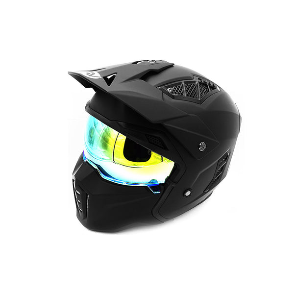 Casque Street FRV Noir Mat (taille S à XL) (XL)