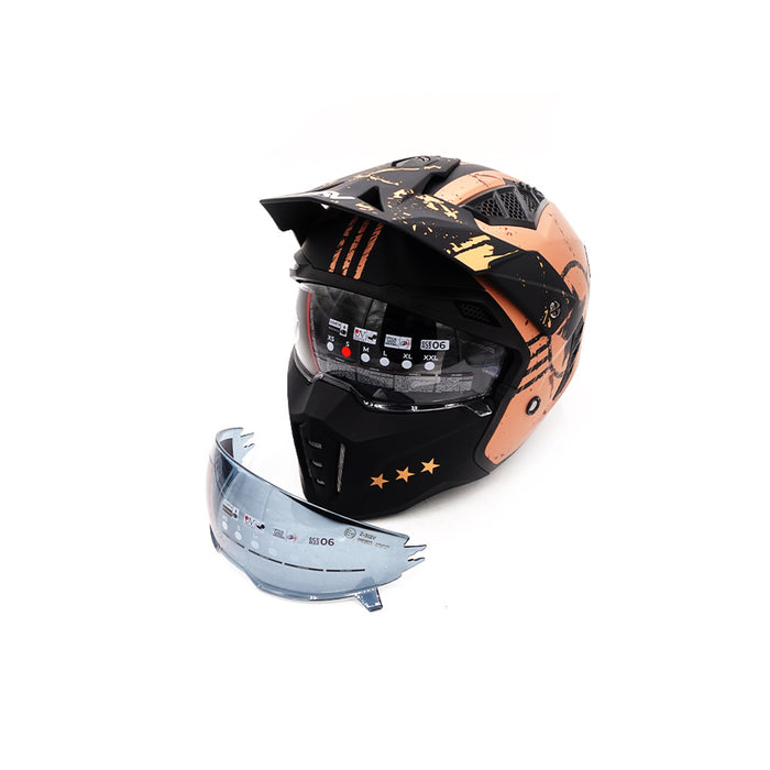 Casque street FRV Hero Gold (taille S à XL) (L)