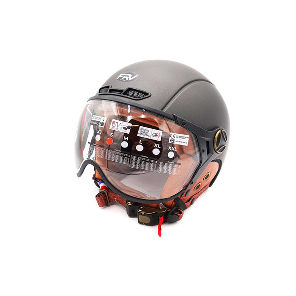 Casque JET FRV Gris graphite Mat (taille XS à XXL)
