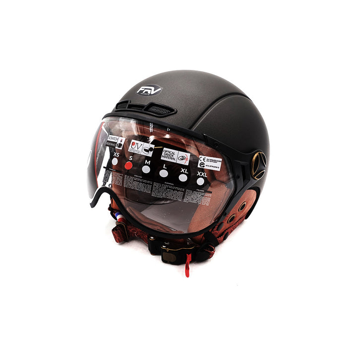 Casque JET  Gris graphite Mat (taille XS à XXL) (XXL)