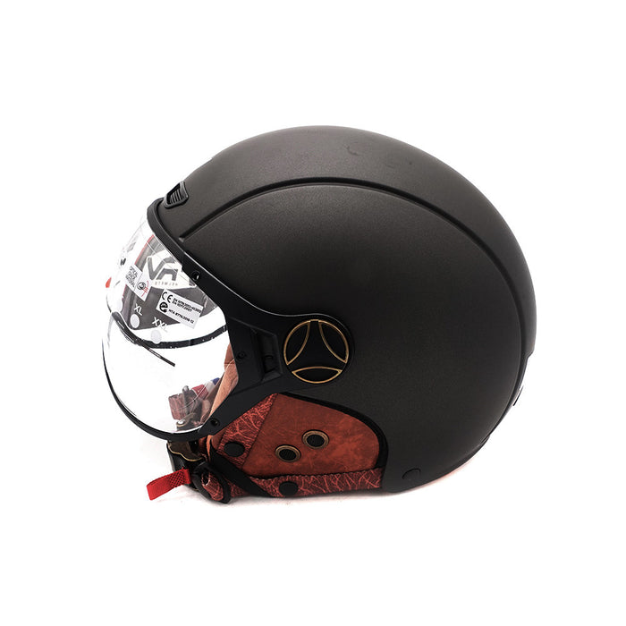 Casque JET  Gris graphite Mat (taille XS à XXL) (XXL)