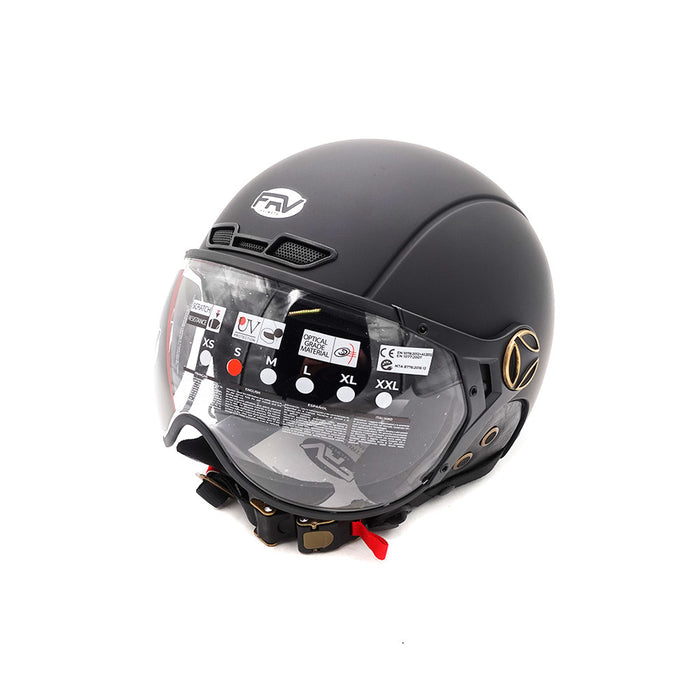Casque JET FRV noir mat (taille XS à XXL)