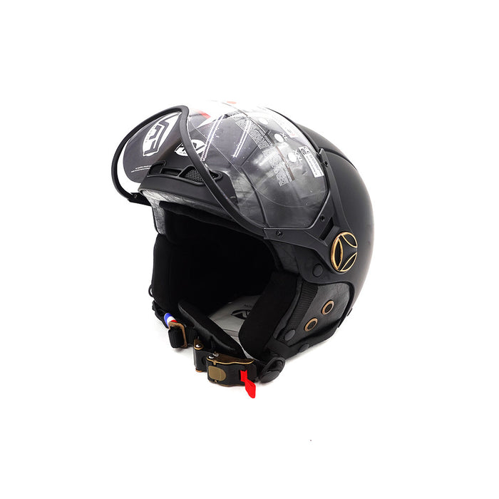 Casque JET  noir mat (taille XS à XXL) (XS)