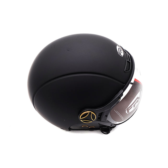 Casque JET  noir mat (taille XS à XXL) (XXL)
