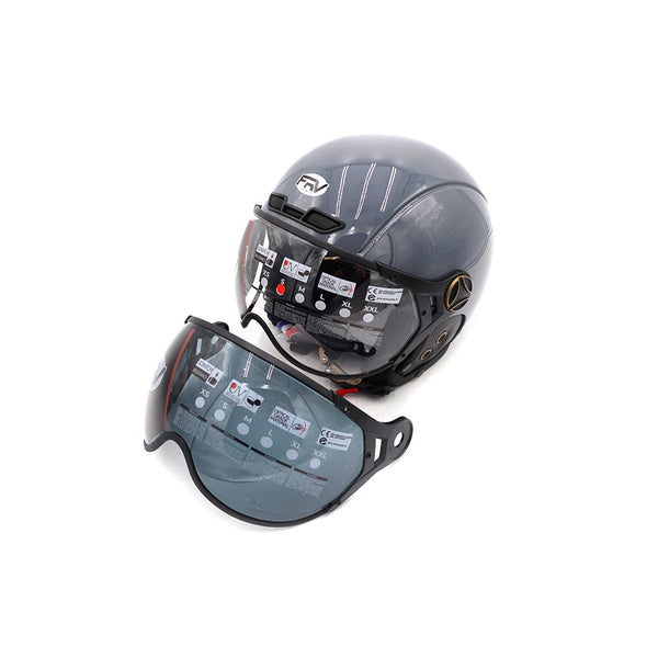 Casque JET FRV Gris (taille S à XL) (M)