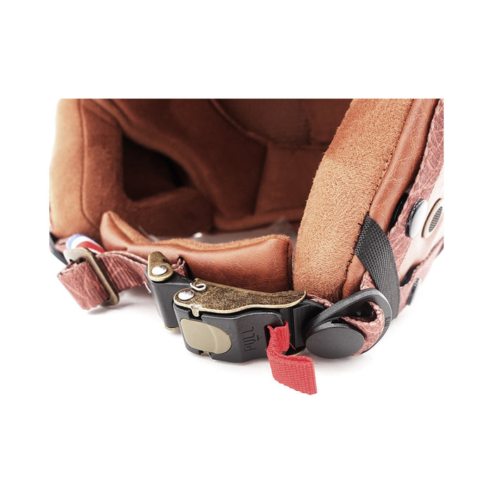 Casque JET  bordeaux mat (taille XS à XXL) (XXL)
