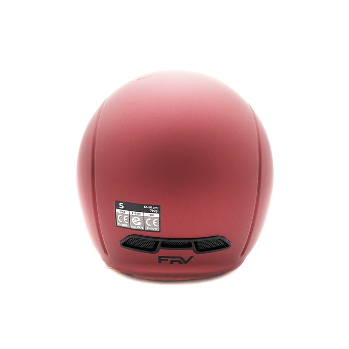 Casque JET  bordeaux mat (taille XS à XXL) (XXL)