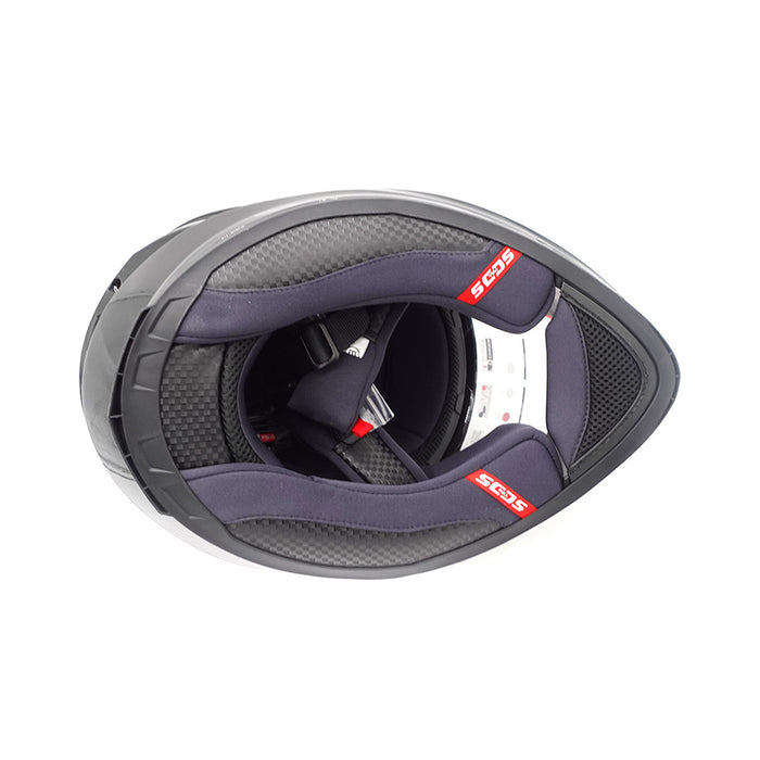 Casque intégral FRV noir (taille S à XL) (XL)