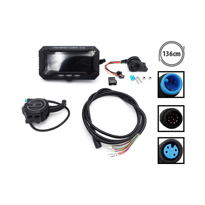 Kit display et accelerateur Eye 4 Dualtron connecteur etanche