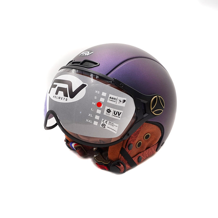 Casque JET  bleu mat caméléon (taille XS à XXL) (XS)