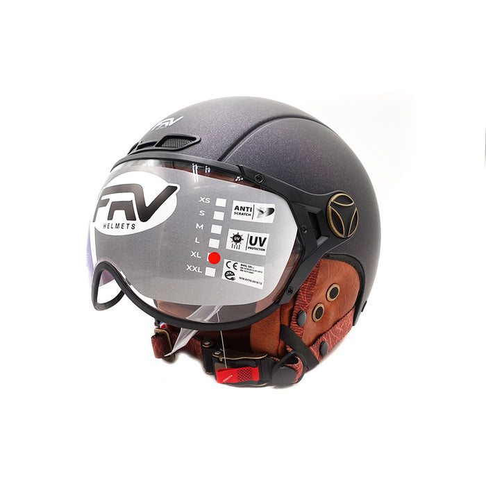 Casque JET  vert mat caméléon (taille XS à XXL) (XXL)