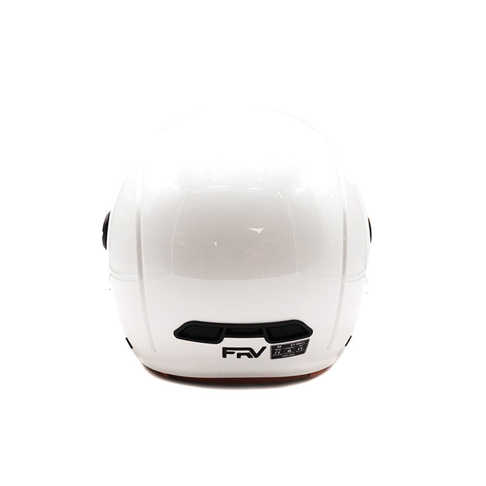 Casque JET  blanc brillant (taille XS à XXL) (XXL)