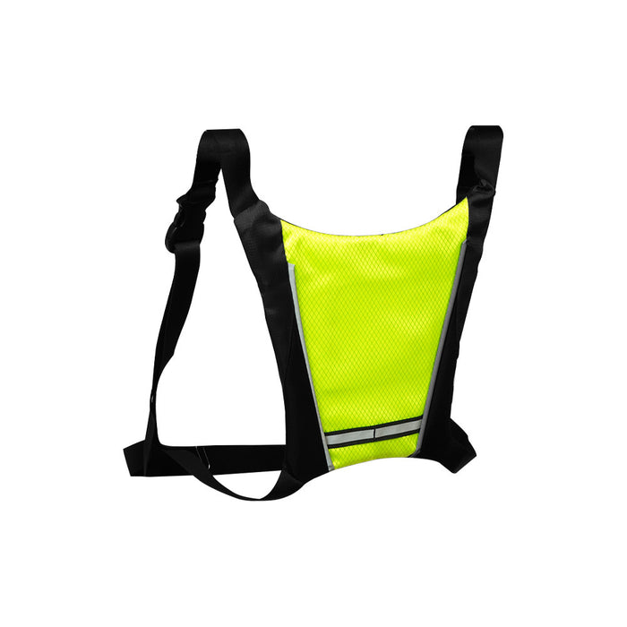 Gilet signaletique LED avec telecommande couleur jaune