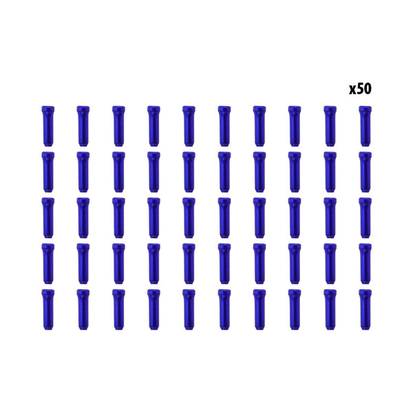 Arrets de cables bleu x50 pcs