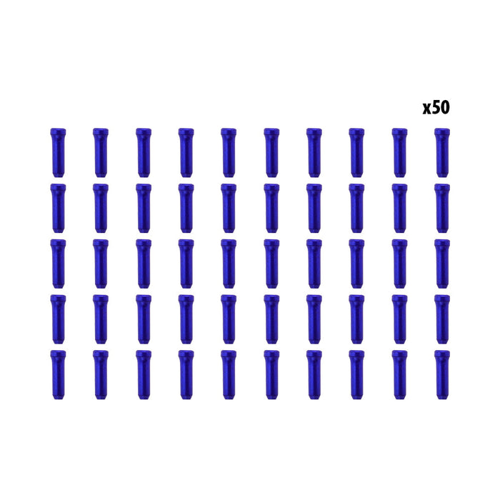 Arrets de cables bleu x50 pcs