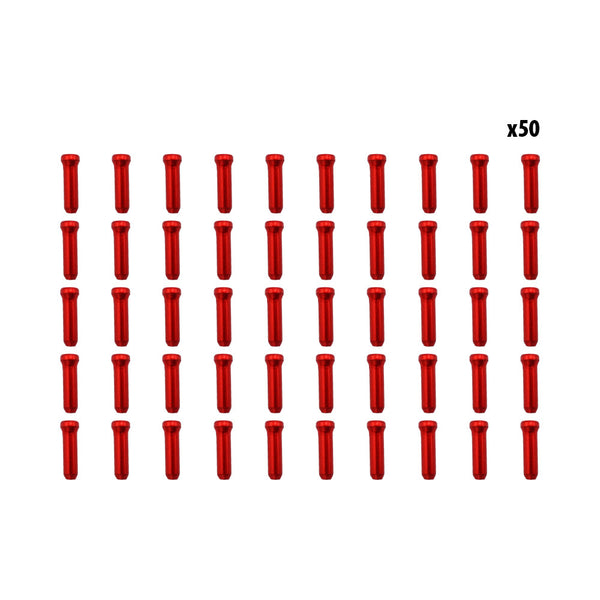 Arrets de cables rouge x50 pcs