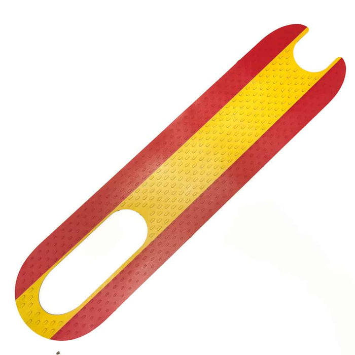 Base en PVC antidérapante pour scooter Xiaomi M365, Essential et 1S. - Drapeaux. (Inclut de la colle) - Steedy Trott