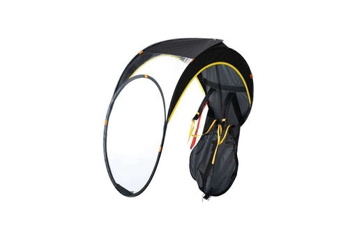 Bub-up Black-Yellow bulle de protection contre la pluie - SteedyTrott.com