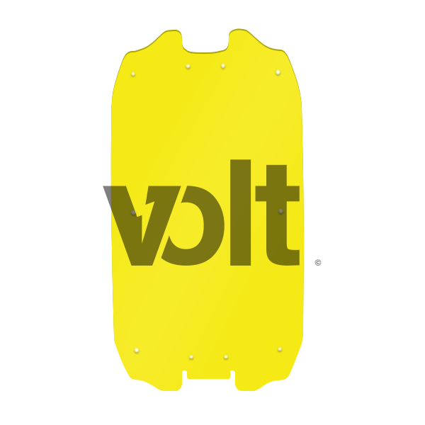 CARBON REVO DOUBLURE DE DECK 3MM JAUNE - DUALTRON ULTRA - SteedyTrott.com