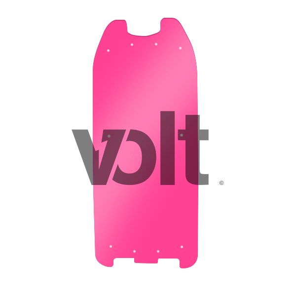 CARBON REVO DOUBLURE DE DECK 3MM ROSE TRANSLUCIDE - DUALTRON 2 - SteedyTrott.com