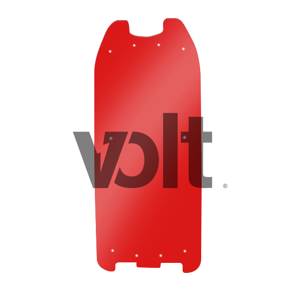 CARBON REVO DOUBLURE DE DECK 3MM ROUGE TRANSLUCIDE - DUALTRON 2 - SteedyTrott.com