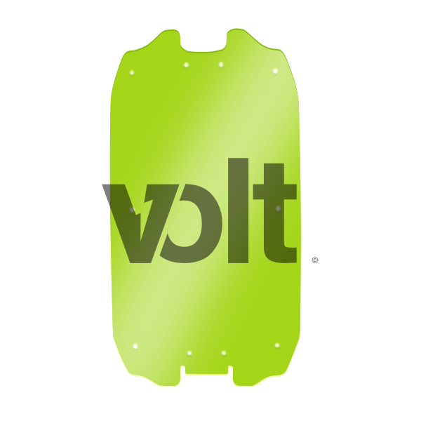 CARBON REVO DOUBLURE DE DECK 3MM VERT TRANSLUCIDE - DUALTRON ULTRA - SteedyTrott.com