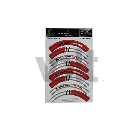 CARBON REVO STICKER JANTES ROUGE ET BLANC - DUALTRON ULTRA/THUNDER - SteedyTrott.com