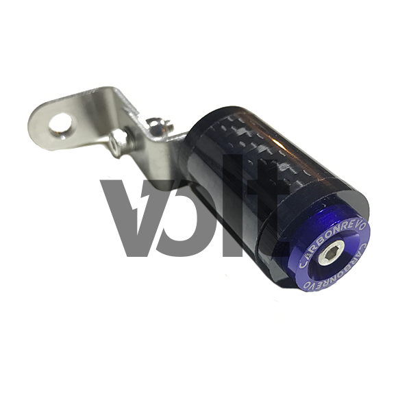 CARBON REVO SUPPORT DE FEUX ARRIÈRE BLEU - 1 PAIRE - UNIVERSEL - SteedyTrott.com
