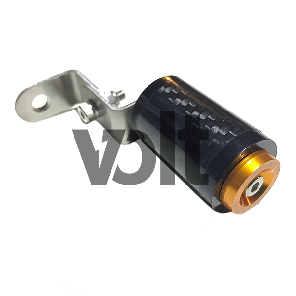CARBON REVO SUPPORT DE FEUX ARRIÈRE ORANGE - 1 PAIRE - UNIVERSEL - SteedyTrott.com