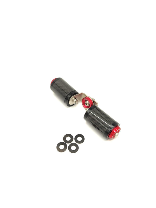 CARBON REVO SUPPORT DE PHARE ARRIERE (PAIRE) - NINEBOT - SteedyTrott.com