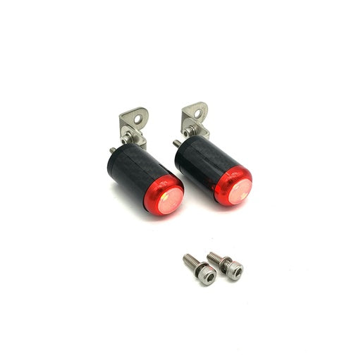 CARBON REVO SUPPORTS FEUX ARRIÈRE À LED - 1 PAIRE - UNIVERSEL - SteedyTrott.com