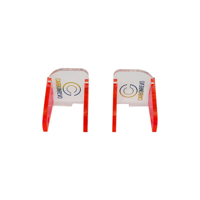 CARBONREVO CACHE LED AVANT ROSE TRANSLUCIDE - PAIRE - DUALTRON RAPTOR/1/2/ULTRA - SteedyTrott.com