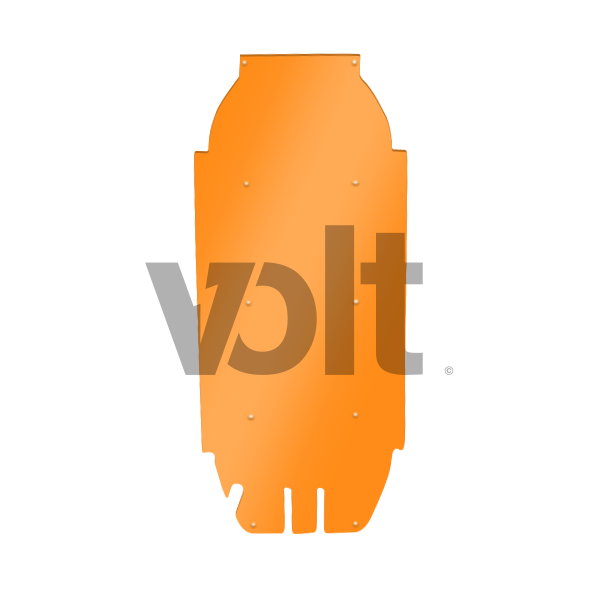 CARBONREVO PLAQUE PROTECTION V2 ORANGE SPW4 18-26A - SteedyTrott.com