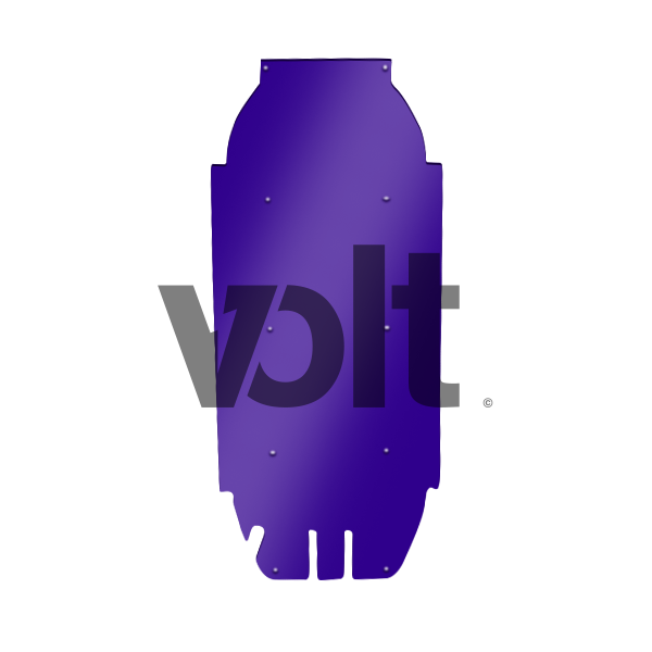 CARBONREVO PLAQUE PROTECTION V2 VIOLET(RONDELLE ET VIS)-SPW4 18-26Ah - SteedyTrott.com