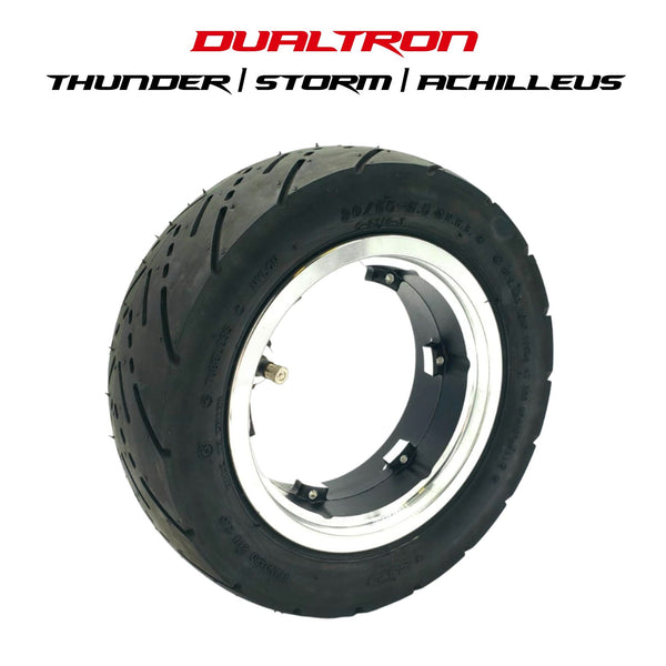 DUALTRON THUNDER 1/2, STORM, ULTRA, ACHILLEUS 2023  | ROUE COMPLETE AVANT/ ARRIERE TUBELESS - SteedyTrott.com