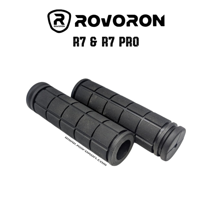 POIGNEE CAOUTCHOUC (la paire) | ROVORON R7 - SteedyTrott.com