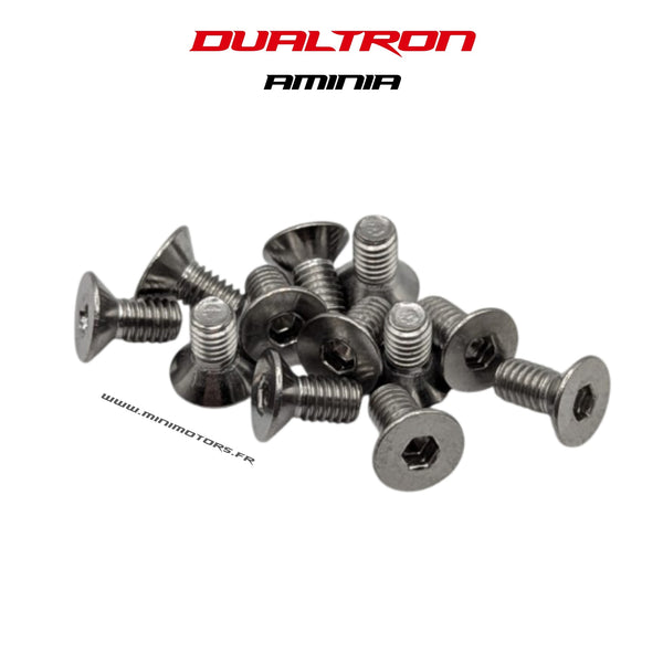 VIS CONIQUE Cache controleur M4x8 (x12) | DUALTRON AMINIA