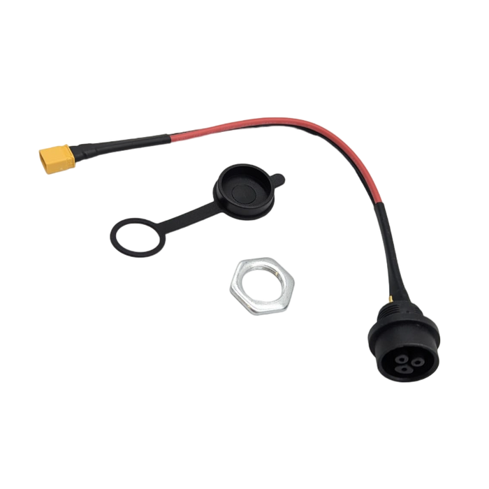 CONNECTEUR DE CHARGE + CACHE | TEVERUN FIGHTER 10 & 10+ &11 &11+ & SUPREME & 7260R & MINI & Q & BLADE MINI ULTRA & SPACE