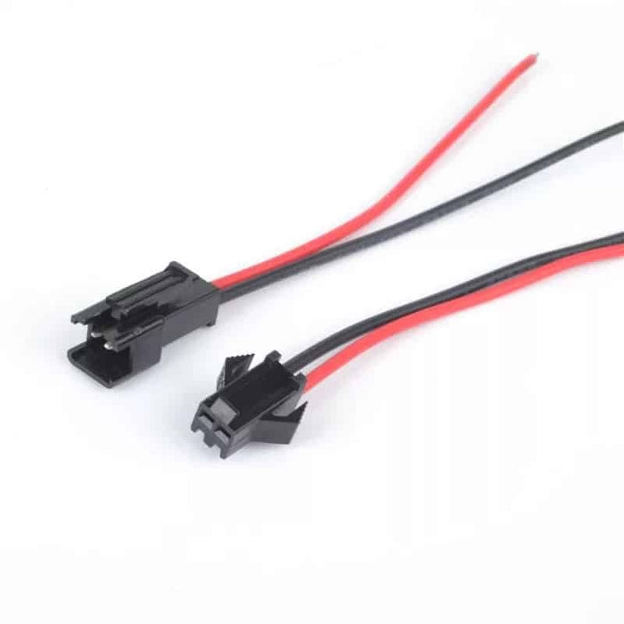 Connecteur avec câble SM mâle et femelle 2 fils signal