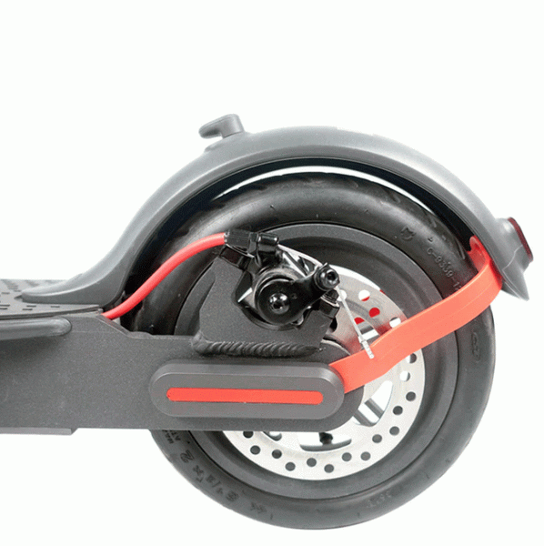 Support de renfort de garde-boue arrière pour scooter Xiaomi M365 et Pro - Roues 8,5 et 10 pouces rouge - Steedy Trott
