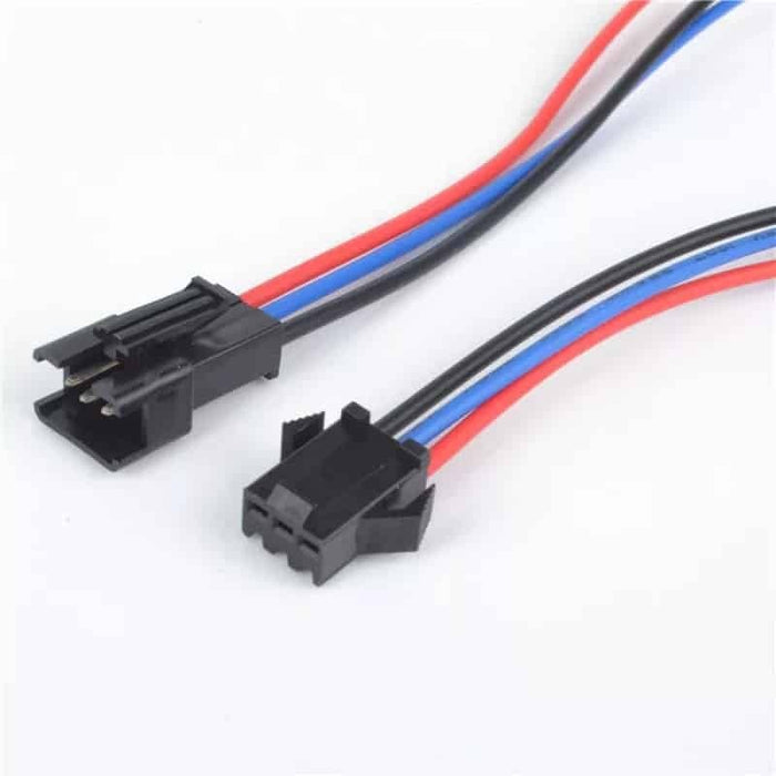 Connecteur avec câble SM mâle et femelle 3 fils force